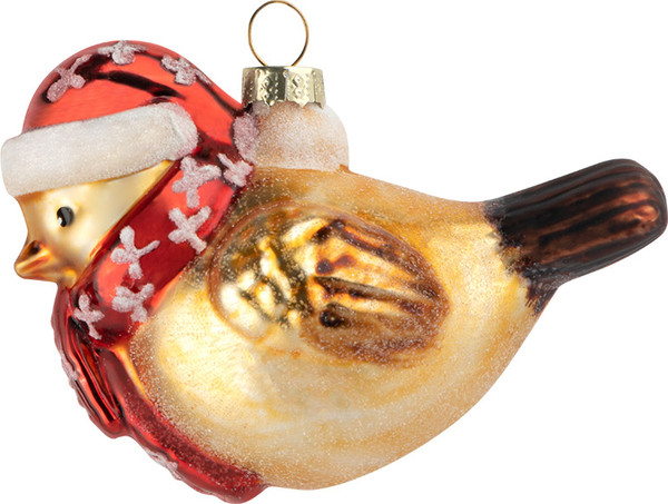 Елочная игрушка Волшебная страна Новогодняя птичка / 108577