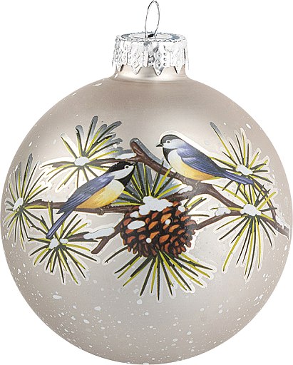 Шар новогодний Волшебная страна Синичка / 108607 - фото