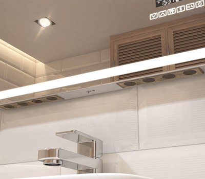 Зеркало Vigo Geometry Media Voice 1000