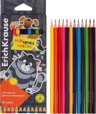 Набор цветных карандашей Erich Krause Простоквашино / 61063