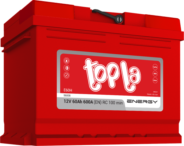 Автомобильный аккумулятор Topla Energy R+ 60R L2 - фото