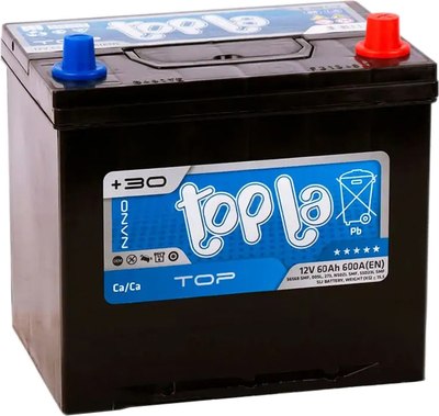 Автомобильный аккумулятор Topla R+ Top 60R D23 нижний - фото