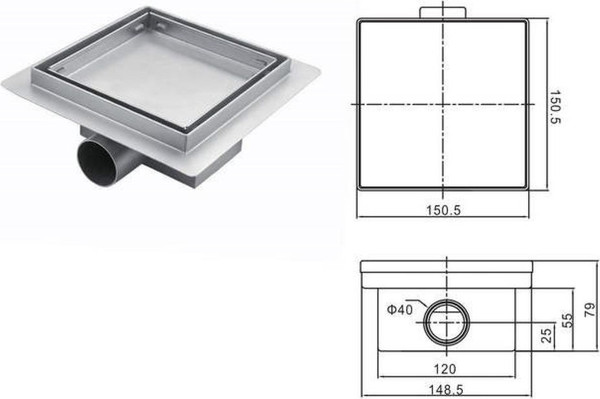 Трап для душа Tim BAD451502