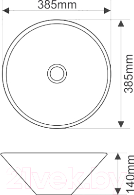 Умывальник Melana MLN-7020-B1+B18 (T4006HB1+B18)