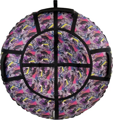 Тюбинг-ватрушка Hubster Люкс Pro S Адреналин 100см / во8643-3 - фото