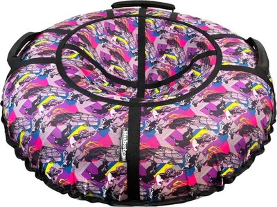 Тюбинг-ватрушка Hubster Люкс Pro S Адреналин 100см / во8643-3