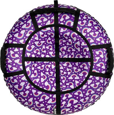 Тюбинг-ватрушка Hubster Люкс Pro S Облака 120см / во8807-4 - фото