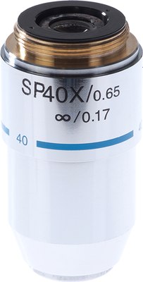 Объектив для микроскопа Микромед 40x/0.65 SP беск/0.17 М3 / 19792 - фото