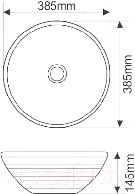 Умывальник Melana MLN-T4004-B9