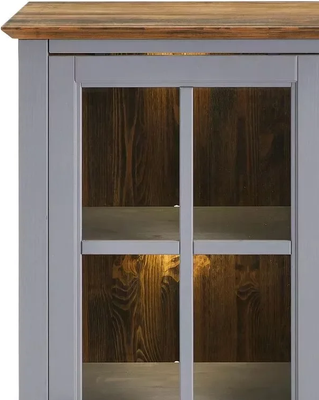 Шкаф с витриной Dipriz Lakeview 2 двери / Д.30028.1