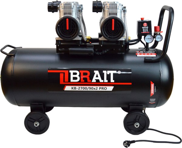 Воздушный компрессор Brait KB-2700/90X2 PRO
