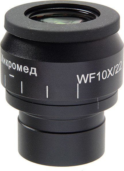 Окуляр Микромед 10x/22 со шкалой / 24886 - фото