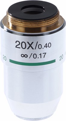 Объектив для микроскопа Микромед 20x/0.4 SP беск/0.17 / 10588 - фото