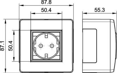 Розетка DKC 10482