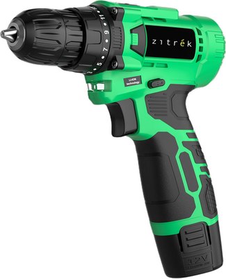 Аккумуляторная дрель-шуруповерт Zitrek Green Li Plus / 083-1021