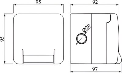 Розетка DKC DIS1376407