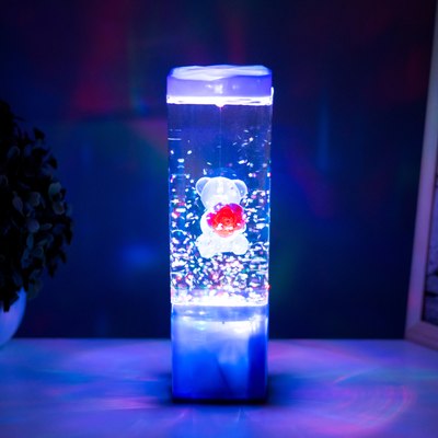 Ночник Risalux Лава-лампа Мишка 9944854