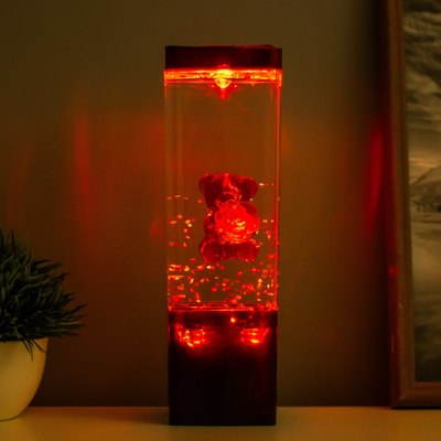 Ночник Risalux Лава-лампа Мишка 9944855