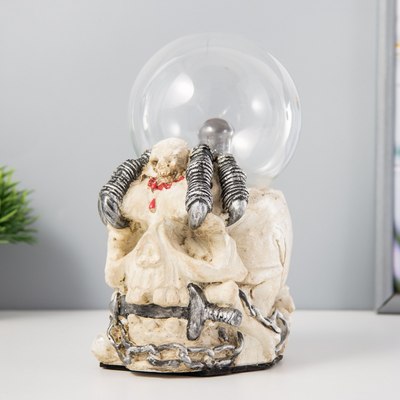 Декоративное освещение Risalux Плазменный шар Череп 9614848