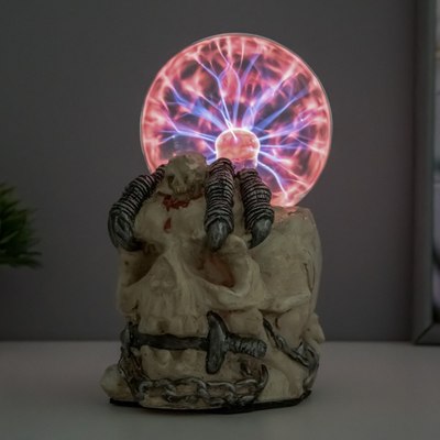 Декоративное освещение Risalux Плазменный шар Череп 9614848