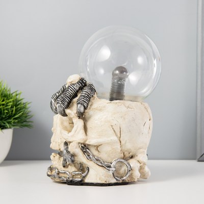 Декоративное освещение Risalux Плазменный шар Череп 9614848