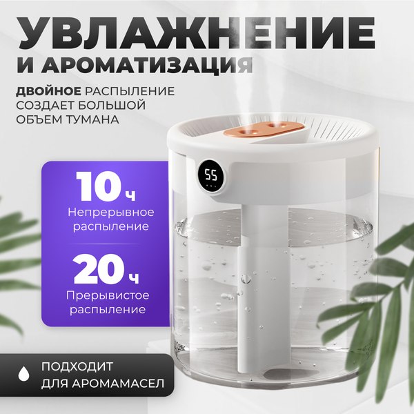 Ультразвуковой увлажнитель воздуха Sundays Home C0015385A