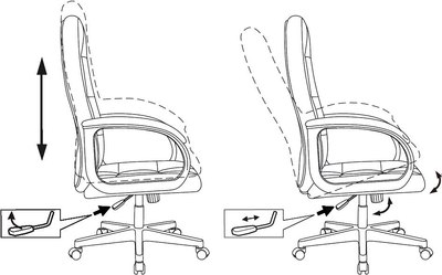 Кресло офисное Бюрократ CH 002 Fabric