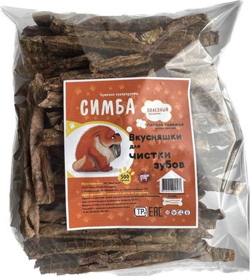 Лакомство для собак Симба Легкое говяжье сушеное Палочки - фото