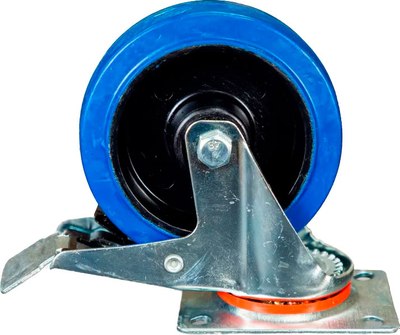 Колесо для тележки складской TOR SRCLb 63 160мм с тормозом (F) / 1024397 - фото