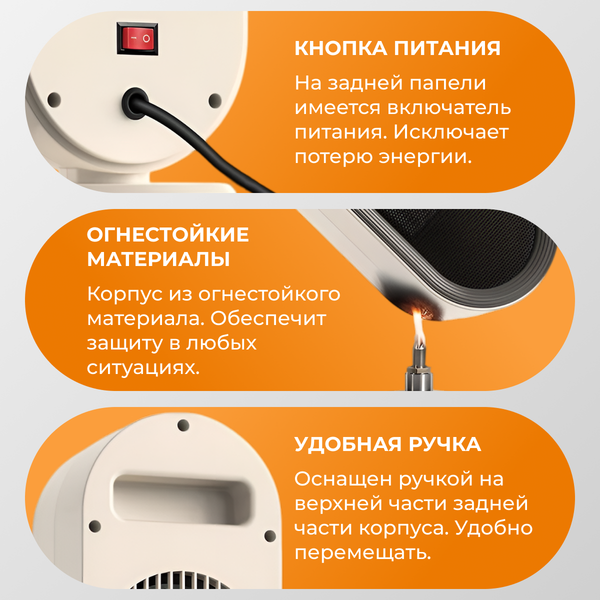 Тепловентилятор Sundays Home 652100060A