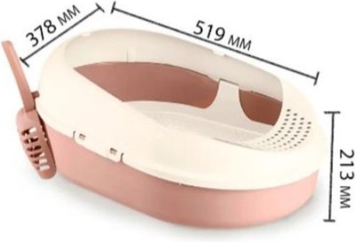 Туалет-лоток Полимербыт Cosmo с совком / 4396103