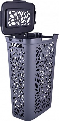 Корзина для белья Полимербыт Leaves / 4349425
