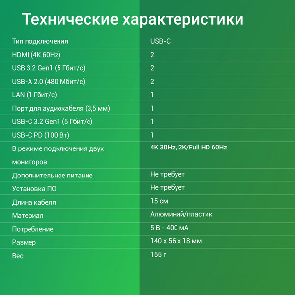 Док-станция для ноутбука Digma DS-580