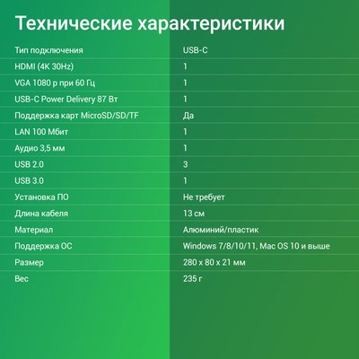 Док-станция для ноутбука Digma DS-950
