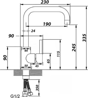 Смеситель Wisent WP49-098-4-27