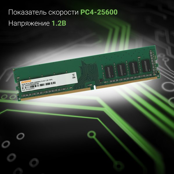 Оперативная память DDR4 Digma DGMAD43200016S