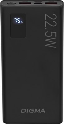 Портативное зарядное устройство Digma DGPF10A 10000mAh / DGPF10A22PBK