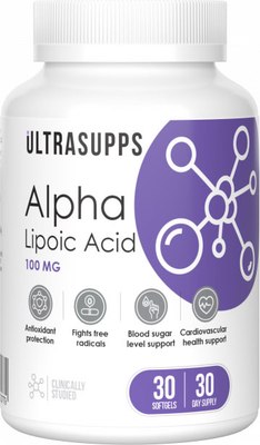 Жирные кислоты Ultrasupps Альфа-липоевая кислота - фото