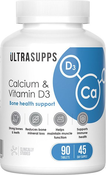 Витаминно-минеральный комплекс Ultrasupps Кальций и Витамин D3 - фото