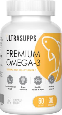 Жирные кислоты Ultrasupps Премиум Омега-3 - фото