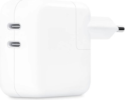 Адаптер питания сетевой Apple 35W Dual USB-C Power Adapter / MW2K3 - фото