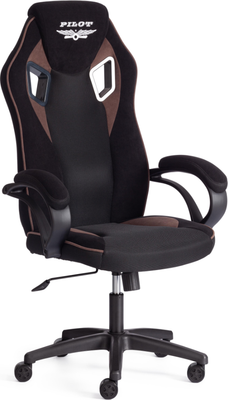 Кресло геймерское Tetchair Pilot флок/ткань - фото