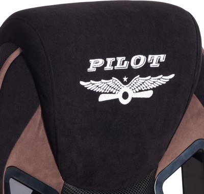 Кресло геймерское Tetchair Pilot флок/ткань