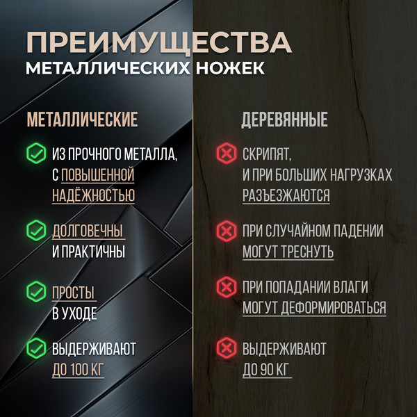 Стул Tetchair Easy Chair металл/флок 41x52x96