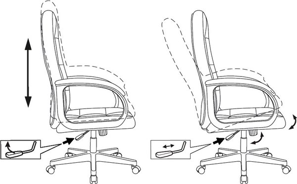 Кресло офисное Бюрократ CH 002