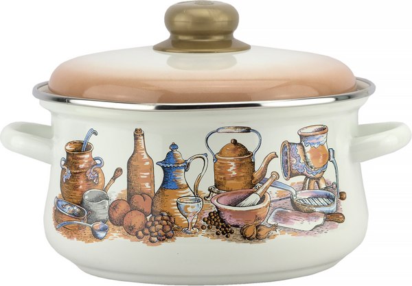 Кастрюля Эмаль Посудка-Р 01-В1612/6М - фото