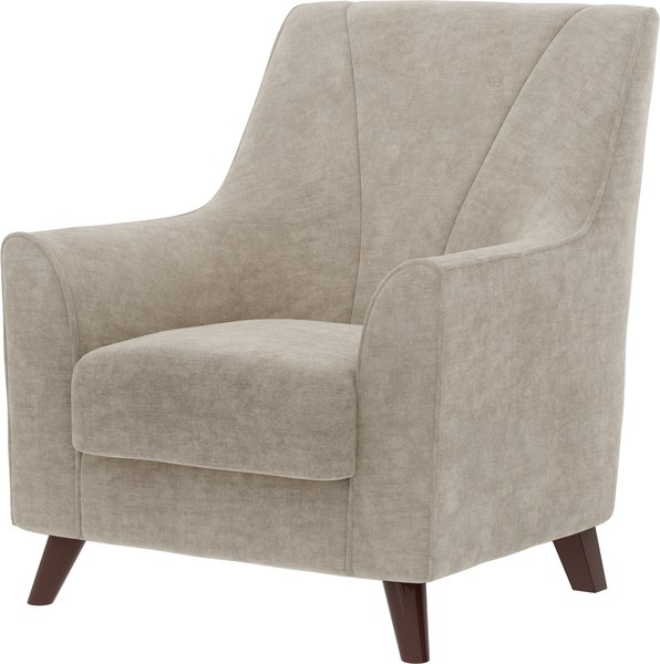 Кресло мягкое Bravo Мебель Далас-1 Стандарт 6 вариант (жемчужно-серый) - фото