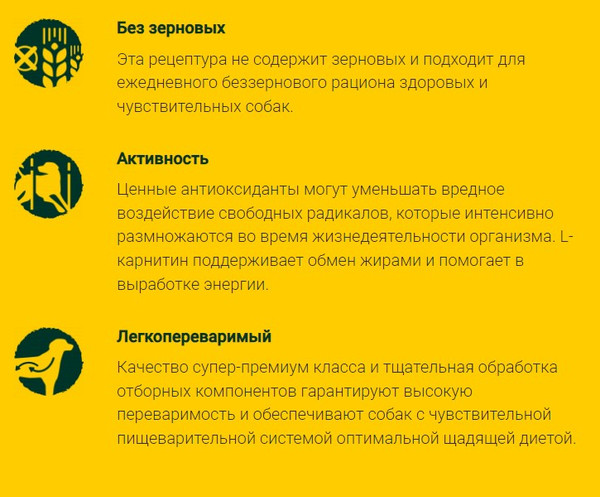 Сухой корм для собак Josera Nature Energetic