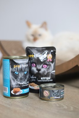 Влажный корм для кошек Prochoice Рыба и овощи паштет для взрослых кошек