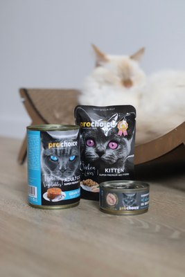 Влажный корм для кошек Prochoice Рыба и овощи паштет для взрослых кошек